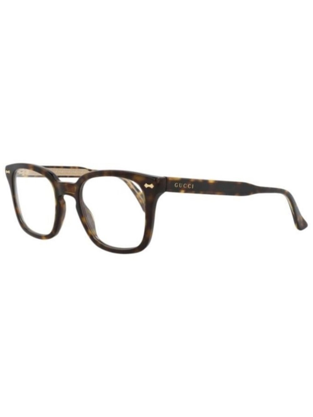 New Gucci Unisex Square/Rectangle Havana Havana Transparent Fashion Designer Eye